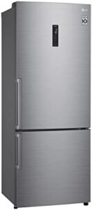 Frigorifero LG GBB567PZCMB combinato, Total No Frost, con Wi-Fi, Inox, display esterno e compressore Smart Inverter.