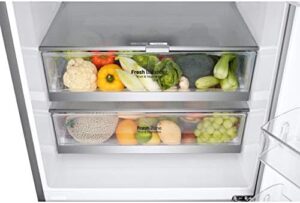 Frigorifero LG GBB567PZCMB combinato, Total No Frost, con Wi-Fi, Inox, display esterno e compressore Smart Inverter.