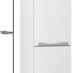 Beko RCSA300K40WN frigorifero combinato bianco, con capacità di 291 litri, design elegante e funzionalità statica