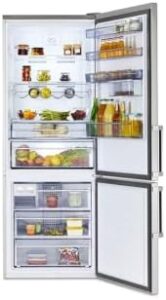 BEKO RCNE560E41ZXN Frigorifero Combinato Inox, con Compressore Inverter e Tecnologia Total No Frost, ideale per famiglie numerose