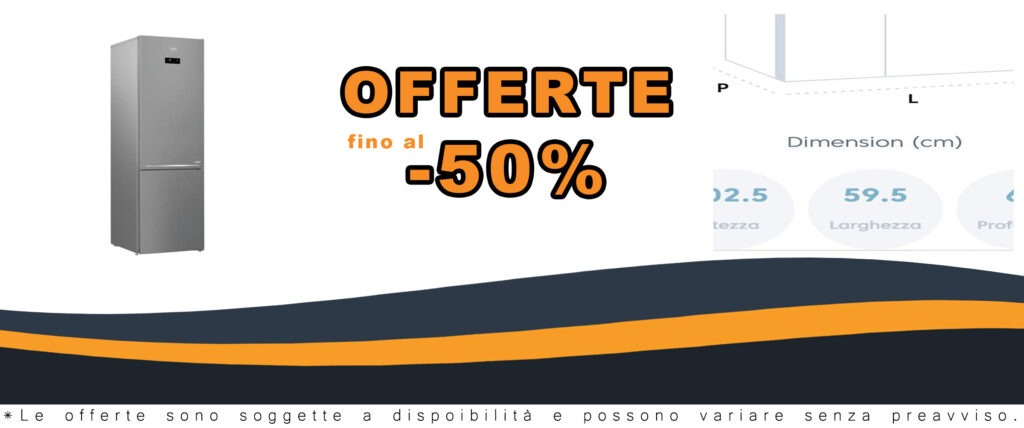 Frigorifero BEKO RCNA406E60ZXBHN combinato inox con connessione Wi-Fi HomeWhiz e Total No Frost