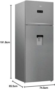 Frigorifero Doppia Porta No Frost, 402 Litri, Classe A+ in cucina