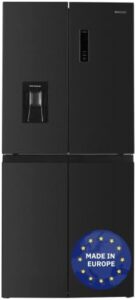 Frigorifero americano Wiggo WR-MD18DX con dispenser di acqua, congelatore e display digitale