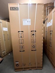 Frigorifero americano Wiggo WR-MD18DX con dispenser di acqua, congelatore e display digitale