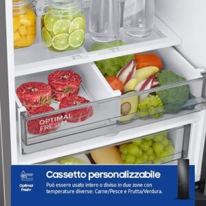 Samsung BESPOKE AI RB38C7B6DB1/EF Frigorifero Combinato Antracite con WiFi e Digital Inverter