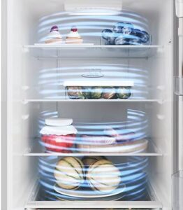 Candy Fresco Frigorifero Combinato a 2 Porte, 341 L, Argento con luci LED e Wi-Fi