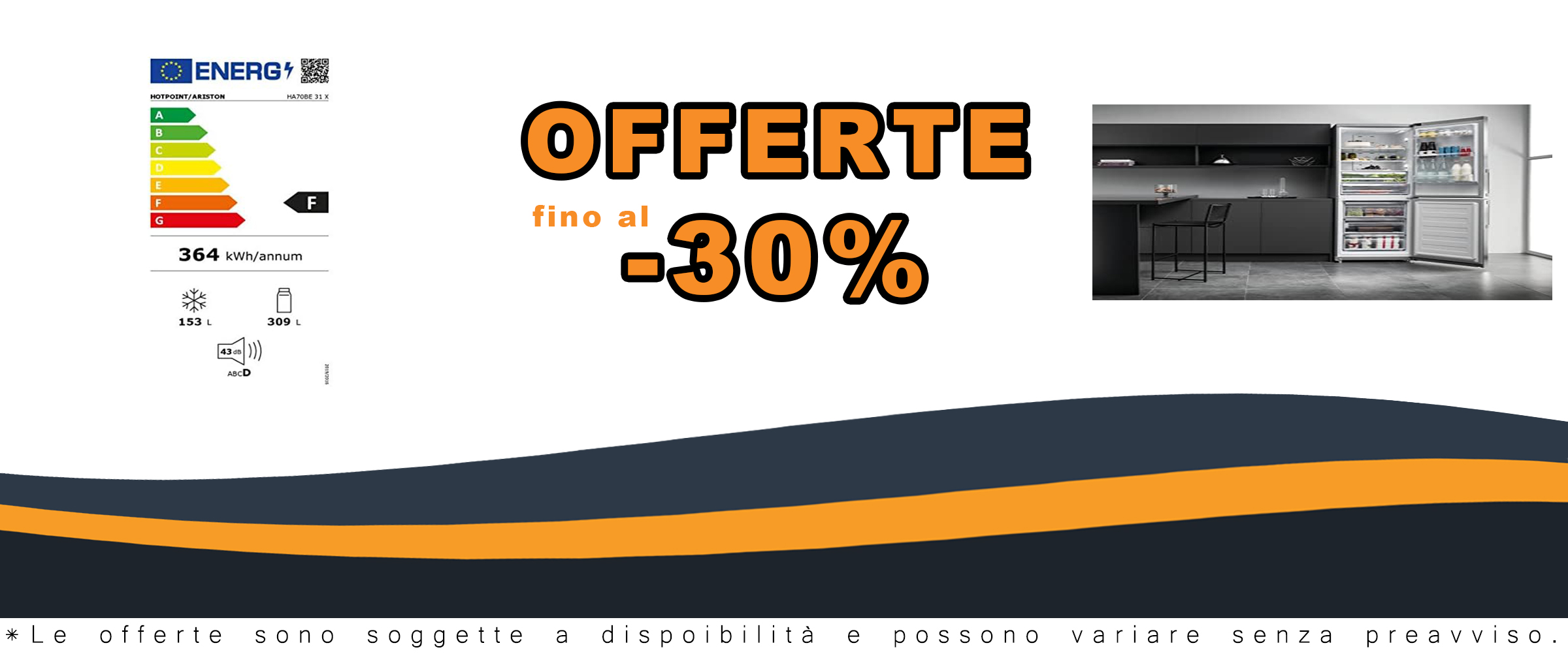 Frigorifero combinato Hotpoint HA70BE 31 X con tecnologia No Frost, perfetto per famiglie numerose