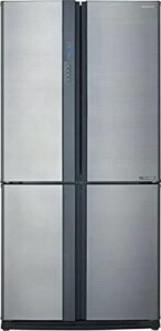 Frigorifero Sharp SJ-EX820F2SL Silver No Frost 605 Litri, elegante e spazioso, ideale per famiglie numerose