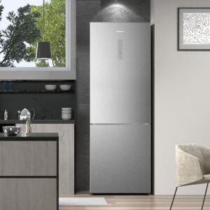 Hisense RB645N4BID Frigorifero Combi Inverter No Frost con portabottiglie e sistema di flusso d'aria  