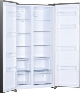 Frigorifero e congelatore Beko GNO5322XPN, ampio spazio di conservazione e design elegante in acciaio.