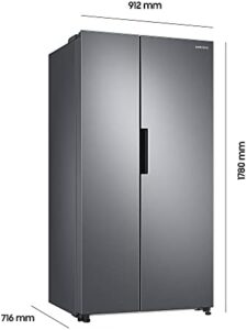 Frigorifero side-by-side Samsung RS6KA8101S9/EG con design in acciaio inox e capacità di 652 litri
