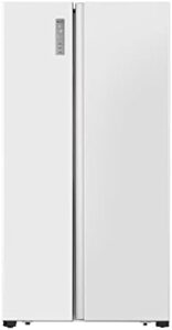 Hisense RS677N4BWE frigorifero americano bianco, Total No Frost, capienza 519L, silenzioso, con porta cassetto Frances
