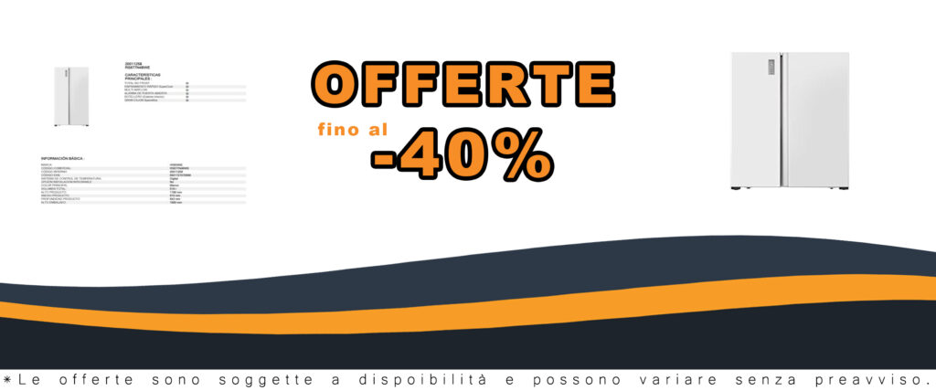 Hisense RS677N4BWE frigorifero americano bianco, Total No Frost, capienza 519L, silenzioso, con porta cassetto Frances