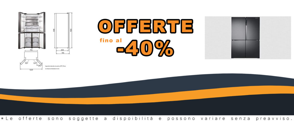 Frigorifero Samsung RF50N5970B1 con finitura matt black, modello side by side a libera installazione