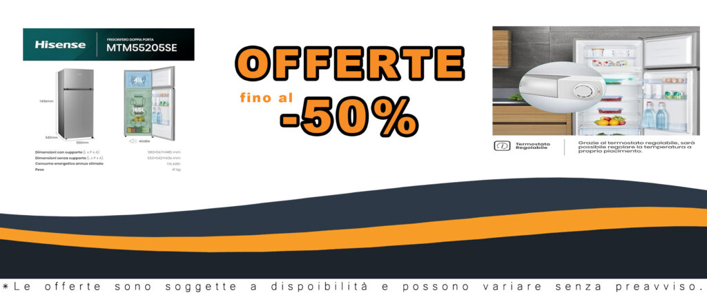 Hisense MTM55205SE Frigorifero Doppia Porta, Silver, 206 L, 143.4 x 54.2 x 55 cm