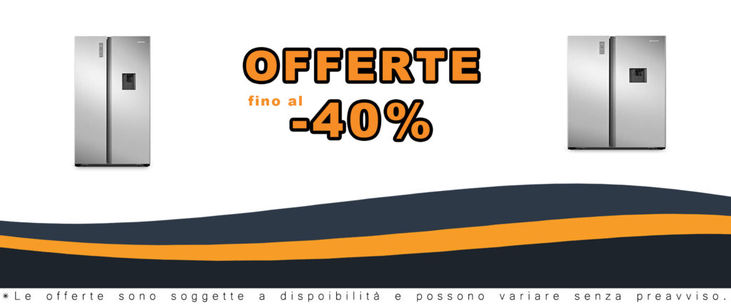 Frigorifero americano Hisense RS677N4WCD, con tecnologia No Frost e capacità di 519L, ideale per grandi famiglie.