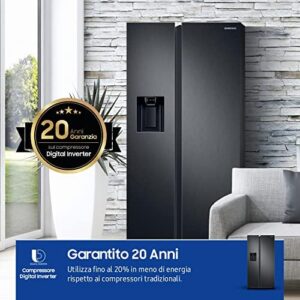 Samsung Frigorifero Side by Side RS68A8531B1/EF con tecnologia SpaceMax e capacità 634L  