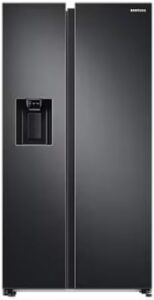 Samsung Frigorifero americano RS68CG885DSLEF in acciaio inox con dispenser di acqua e ghiaccio, capienza XXL e tecnologia No Frost.