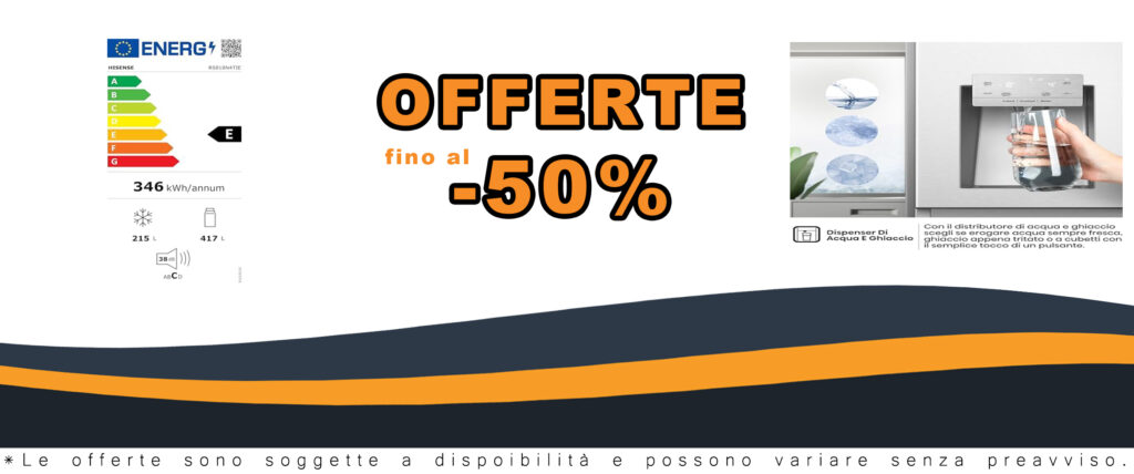 Hisense RS818N4TIE Frigorifero Side By Side, 632 L, design inox, tecnologia No Frost