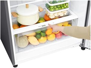 Frigorifero LG GTF744PZHV con dispenser acqua e ghiaccio, design moderno e capacità di 509 litri