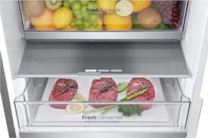 Frigorifero LG GBV7280DMB combinato in acciaio con tecnologia No Frost e compressore Smart Inverter