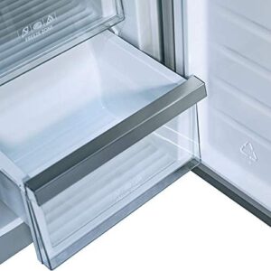Frigorifero Americano No Frost 542 Litri con design elegante in vetro bianco e tecnologia avanzata No Frost