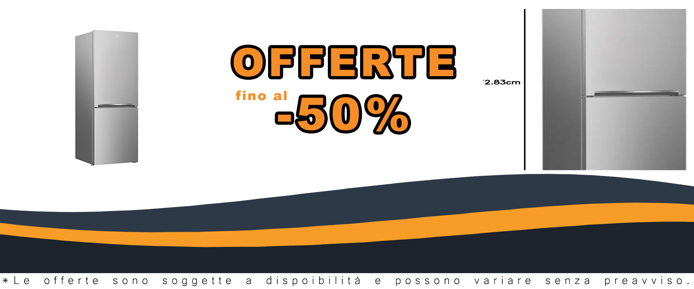 Frigorifero combinato da 330 litri, classe A+, design inox elegante e moderno