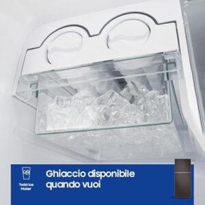 Frigorifero Samsung BESPOKE AI RT38CB6624C2ES, modello doppia porta con tecnologia WiFi, All Around Cooling, e Total No Frost.