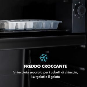 Frigorifero KLARSTEIN Cool Vibe con sportello colorato e design vivace, perfetto per ogni cucina