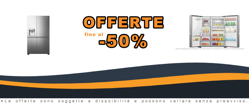 Hisense RS818N4TIC Side by Side, frigorifero congelatore con dispenser acqua e ghiaccio, tecnologia No Frost e display LED