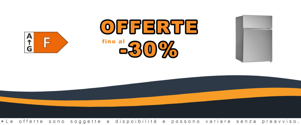Frigorifero Doppia Porta 207 lt in classe A+ colore argento, compatto ed efficiente per una gestione ottimale degli spazi.