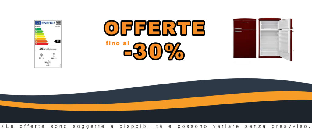 Frigorifero Doppia Porta Atlantic ATBM346CL con capacità di 311 litri, colore vinaccia e classe energetica F, perfetto per famiglie.