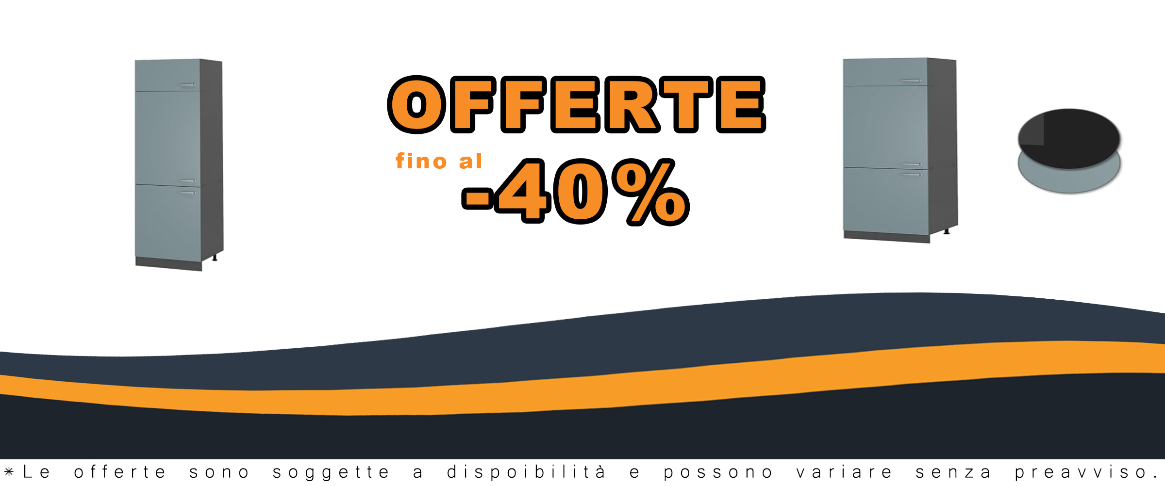Immagine del Vicco Armadio frigorifero R-line, Grigio-blu/Antracite, 60 cm, ideale per cucine moderne e compatte