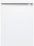 Frigorifero Hisense RT267D4AWE bianco con porte reversibili, illuminazione LED e cassetto per frutta e verdura, ideale per famiglie piccole.