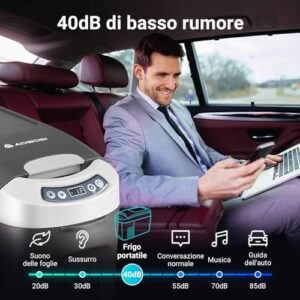 Frigo portatile AAOBOSI 15 litri, compatto e ideale per auto, camion e campeggio