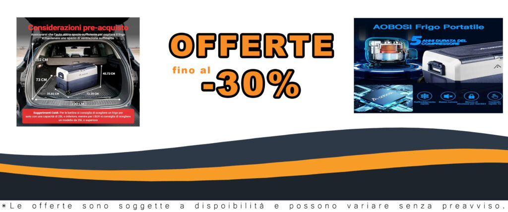AAOBOSI Frigo Portatile 50 L, Frigo per auto e viaggi, doppia zona, WiFi, -20 ℃ a 20 ℃, ideale per auto, camion, camper e barca