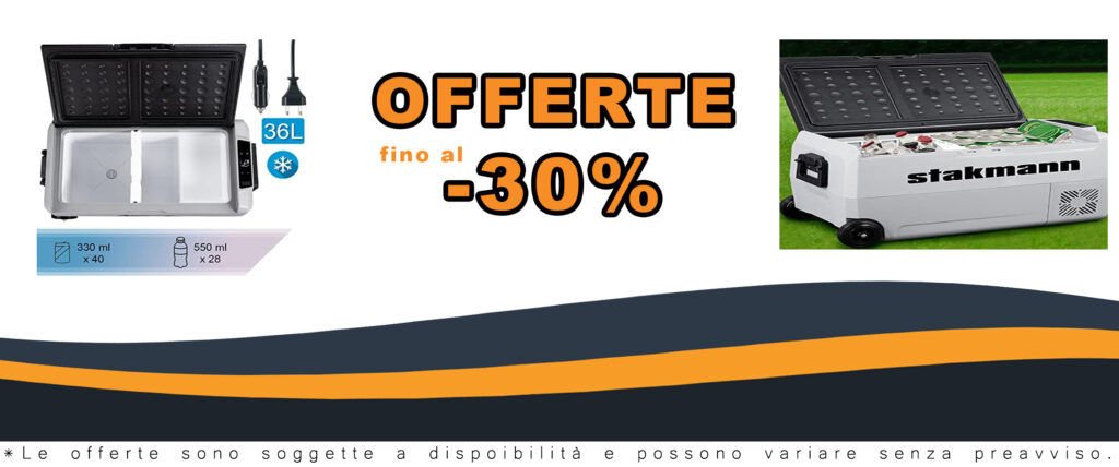 STAKMANN Frigorifero Portatile con Compressore 12V 220V, compatto e versatile, ideale per auto, camper e viaggi