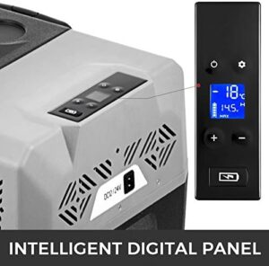 VEVOR Mini Frigorifero Portatile per Auto 40L, perfetto per viaggi e campeggio, con schermo LCD digitale e capacità da -20 a 20°C