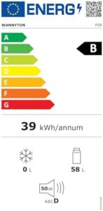 WANNYTON Frigo Portatile a Compressore, 58L, mini frigo per auto, camper e barca