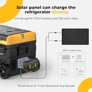 BougeRV CRD 55L Frigorifero Portatile Auto con Controllo Wi-Fi e Batteria 173 Wh