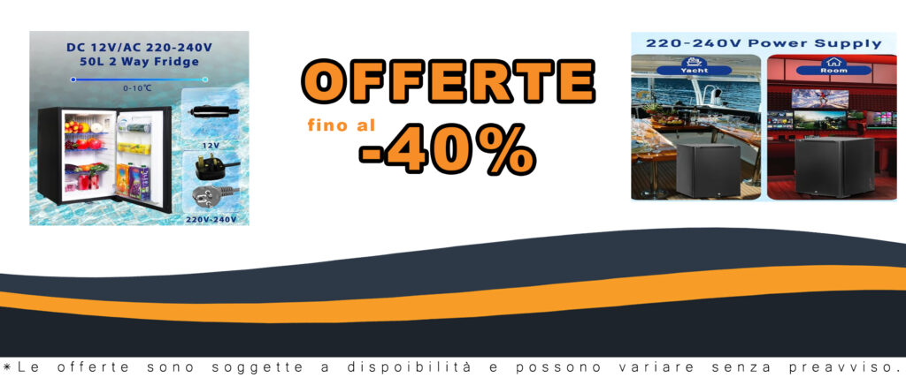 Smad Frigorifero 12V 220V, Frigo per camper, ufficio e auto, elegante e silenzioso, con capacità di 50L.