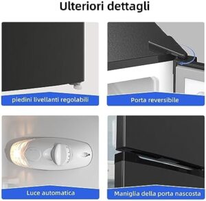 Frigorifero combinato CHiQ FBM157L42, compatto, silenzioso e con garanzia di 12 anni sul compressore