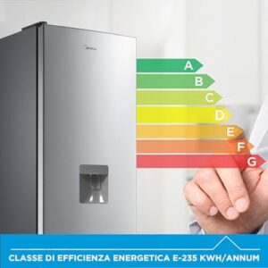 Frigorifero Midea MDRB424FGE02IW 310L con Total No Frost e controllo touch