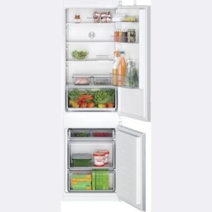 Bosch KIV865SE0 Frigorifero combinato integrabile, design elegante con cerniere a scorrimento