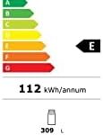 Frigorifero Electrolux 1 Porta 60cm 309L LRB1DE33W con design moderno e capacità ottimale per famiglie e uffici
