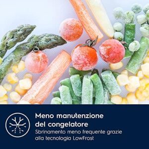 Frigocongelatore Electrolux ColdSense 500 ENS5LE18S da incasso con tecnologia LowFrost e FastFreeze, 271 litri di capacità, in colore bianco