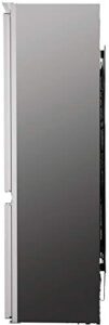 Frigorifero combinato da incasso Indesit B 18 A1 D/I in acciaio, 195L frigorifero e 80L congelatore