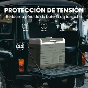 Alpicool Frigorifero Portatile Elettrico 35L, ideale per auto, viaggi e campeggio, con capacità di raffreddamento fino a -20℃.
