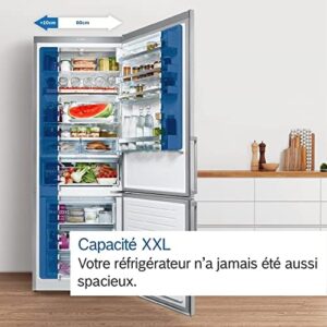 Frigorifero combinato BOSCH KGN49XLEA SER4, 438 L, No Frost, design inox