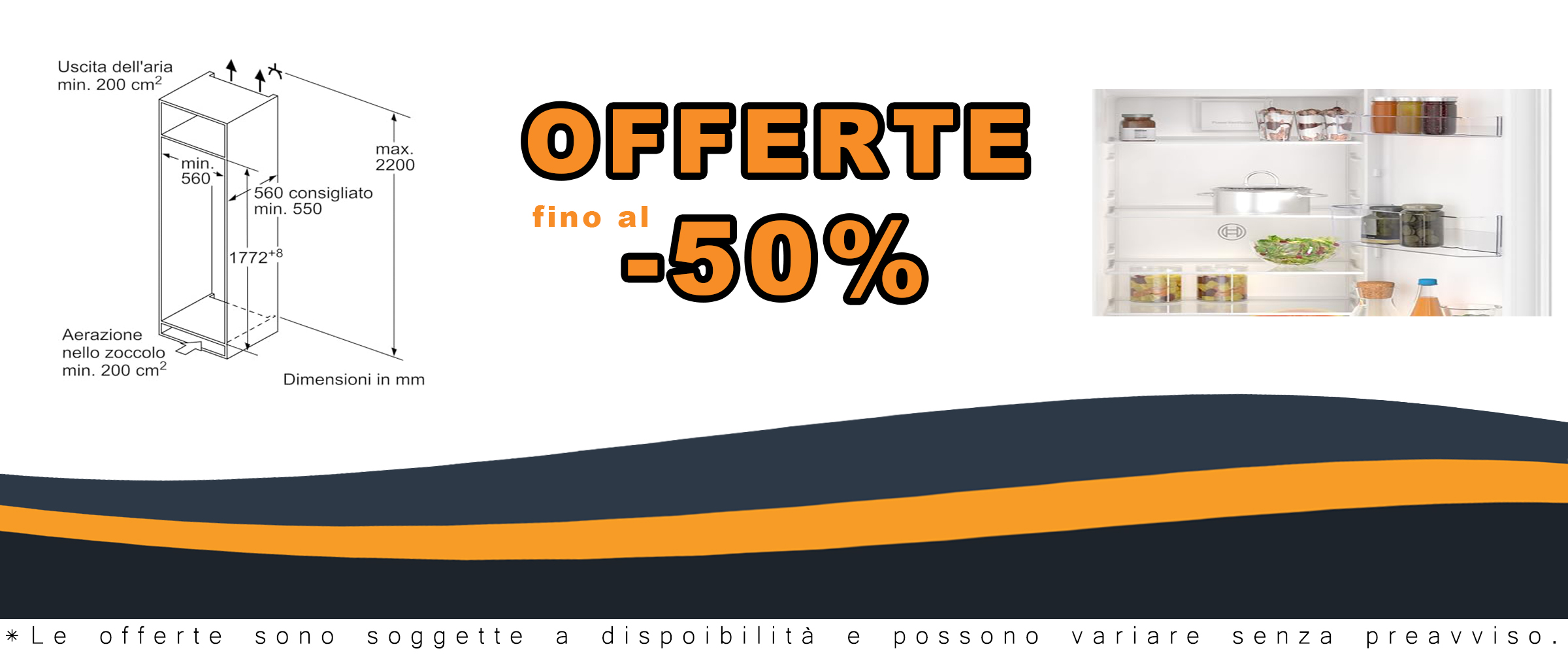 Frigorifero Bosch KIL82NSE0 Serie 2, monoporta da incasso con congelatore, cassetto Multi Box XXL e luce LED